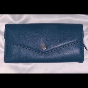 Blue Michael Kors Wallet